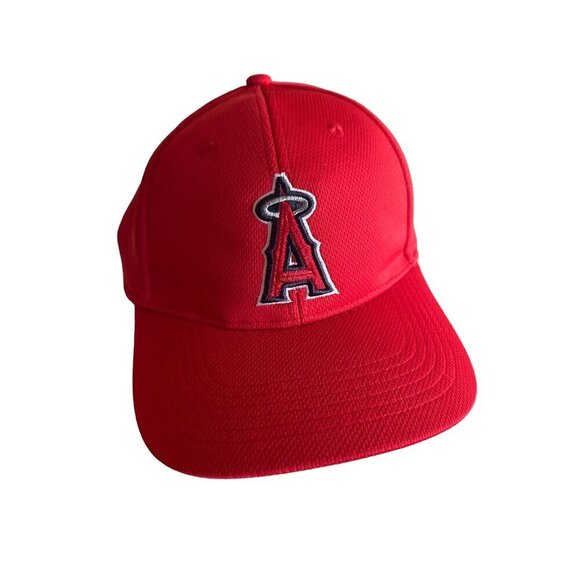 Los Angeles Angels Adjustable Red Baseball Cap By OC Sports - Picture 2 of 6